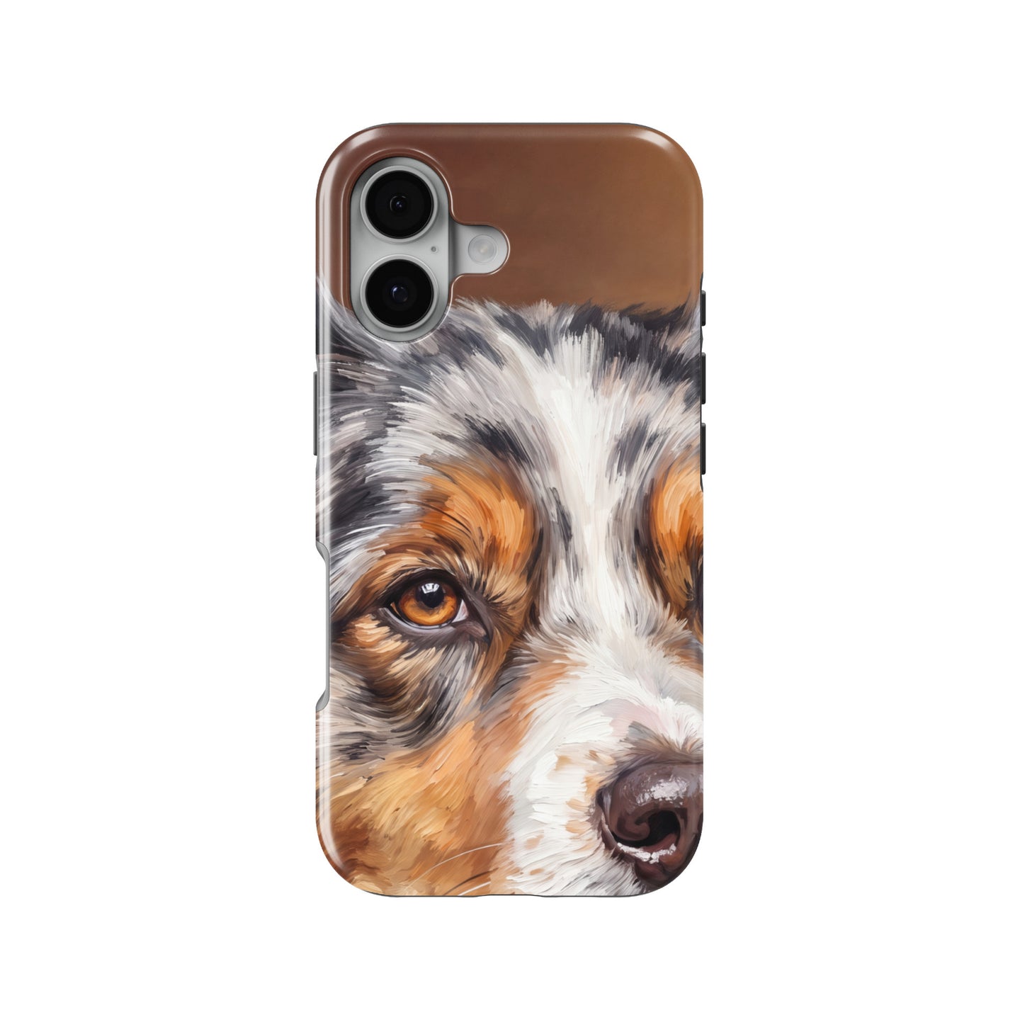 Australian Shepherd Portrait magnetic tough case for iPhone