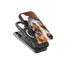 Australian Shepherd Portrait magnetic tough case for iPhone