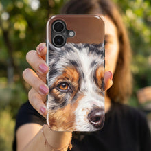 Australian Shepherd Portrait magnetic tough case for iPhone