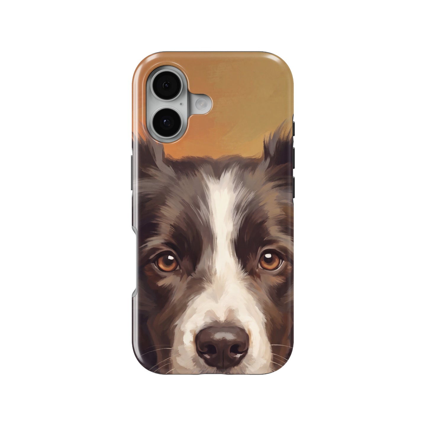 Border Collie Portrait magnetic tough case for iPhone