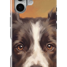 Border Collie Portrait magnetic tough case for iPhone