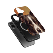Border Collie Portrait magnetic tough case for iPhone