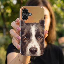 Border Collie Portrait magnetic tough case for iPhone