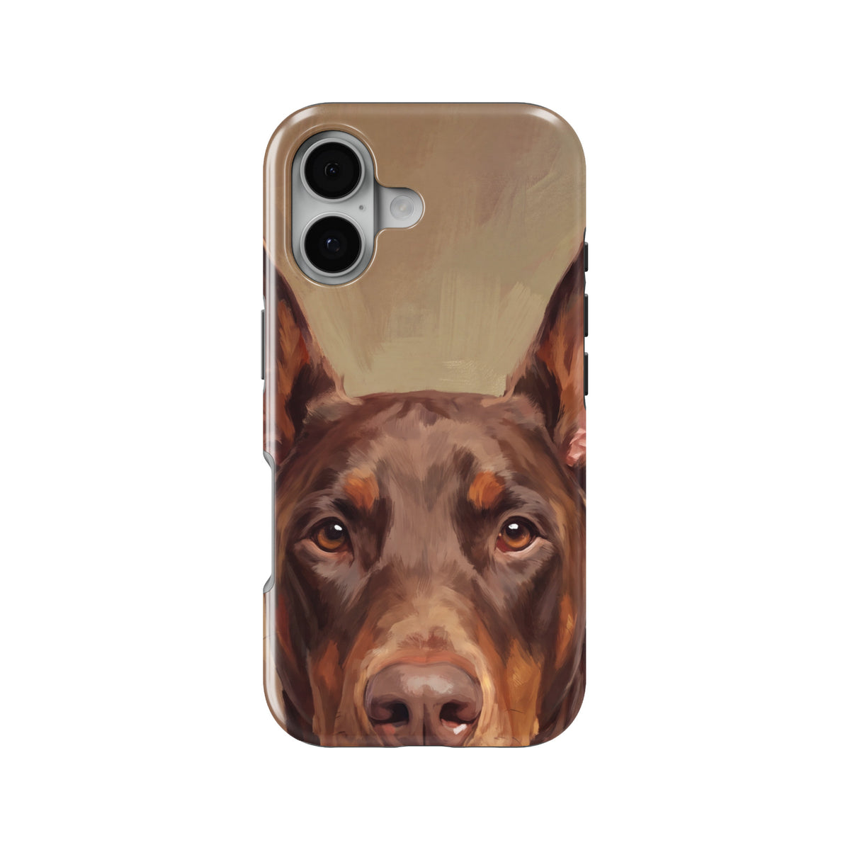 Doberman Portrait magnetic tough case for iPhone