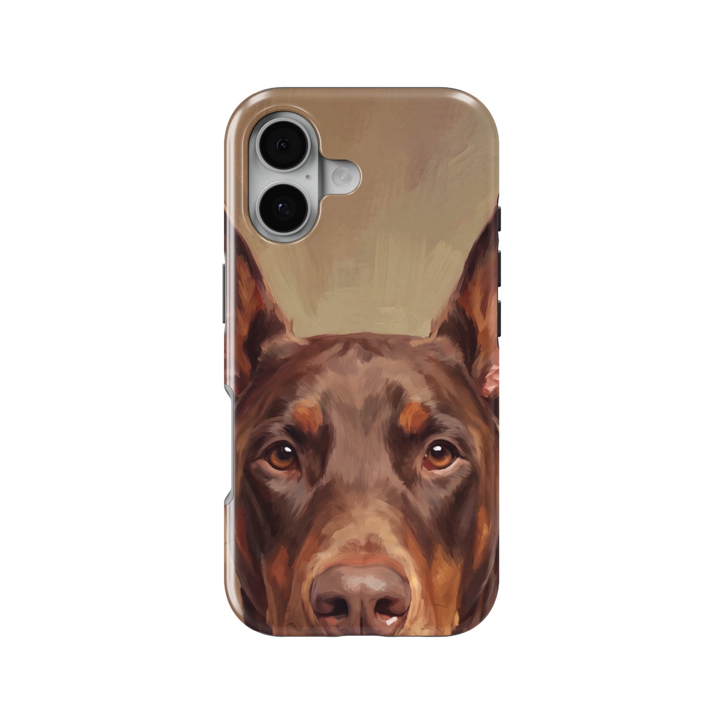 Doberman Portrait magnetic tough case for iPhone