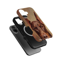 Doberman Portrait magnetic tough case for iPhone