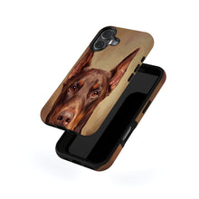 Doberman Portrait magnetic tough case for iPhone