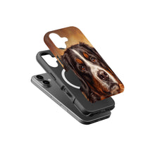 Bernese Mountain Dog Portrait magnetic tough case for iPhone