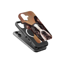 Boston Terrier Portrait magnetic tough case for iPhone