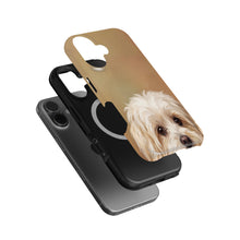 Maltese Portrait magnetic tough case for iPhone