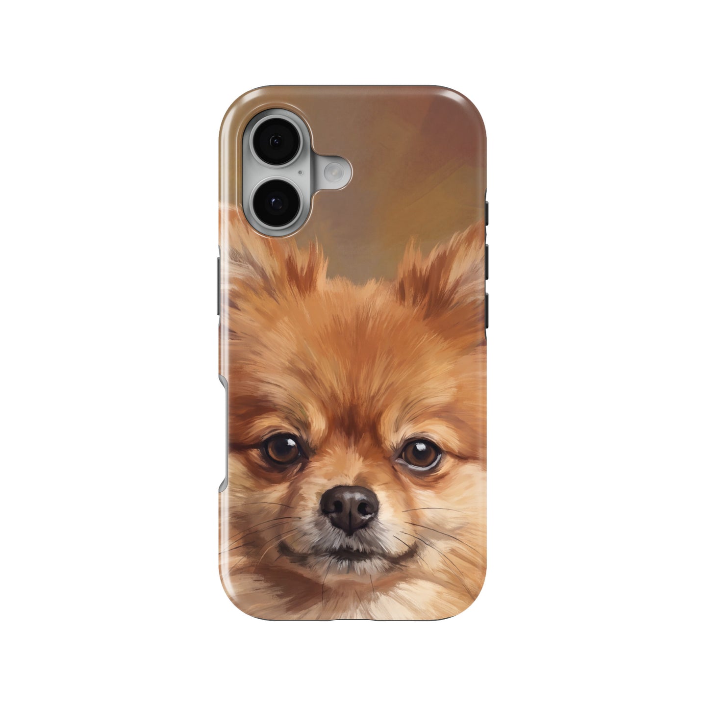 Pomeranian Portrait magnetic tough case for iPhone