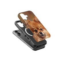 Pomeranian Portrait magnetic tough case for iPhone