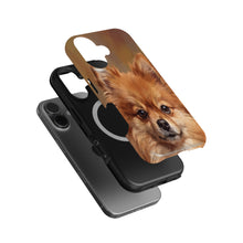 Pomeranian Portrait magnetic tough case for iPhone
