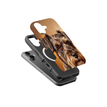 Schnauzer Portrait magnetic tough case for iPhone