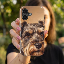 Schnauzer Portrait magnetic tough case for iPhone