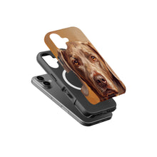 Weimaraner Portrait magnetic tough case for iPhone