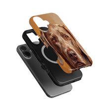Weimaraner Portrait magnetic tough case for iPhone