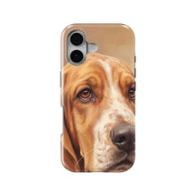 Basset Hound Portrait magnetic tough case for iPhone