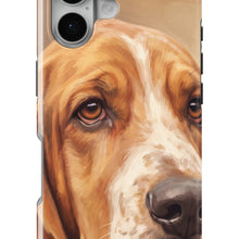 Basset Hound Portrait magnetic tough case for iPhone