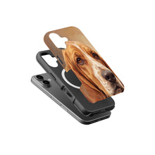Basset Hound Portrait magnetic tough case for iPhone