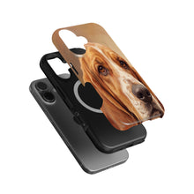 Basset Hound Portrait magnetic tough case for iPhone