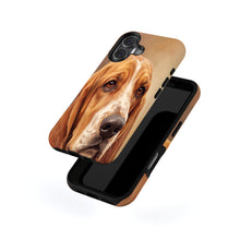 Basset Hound Portrait magnetic tough case for iPhone