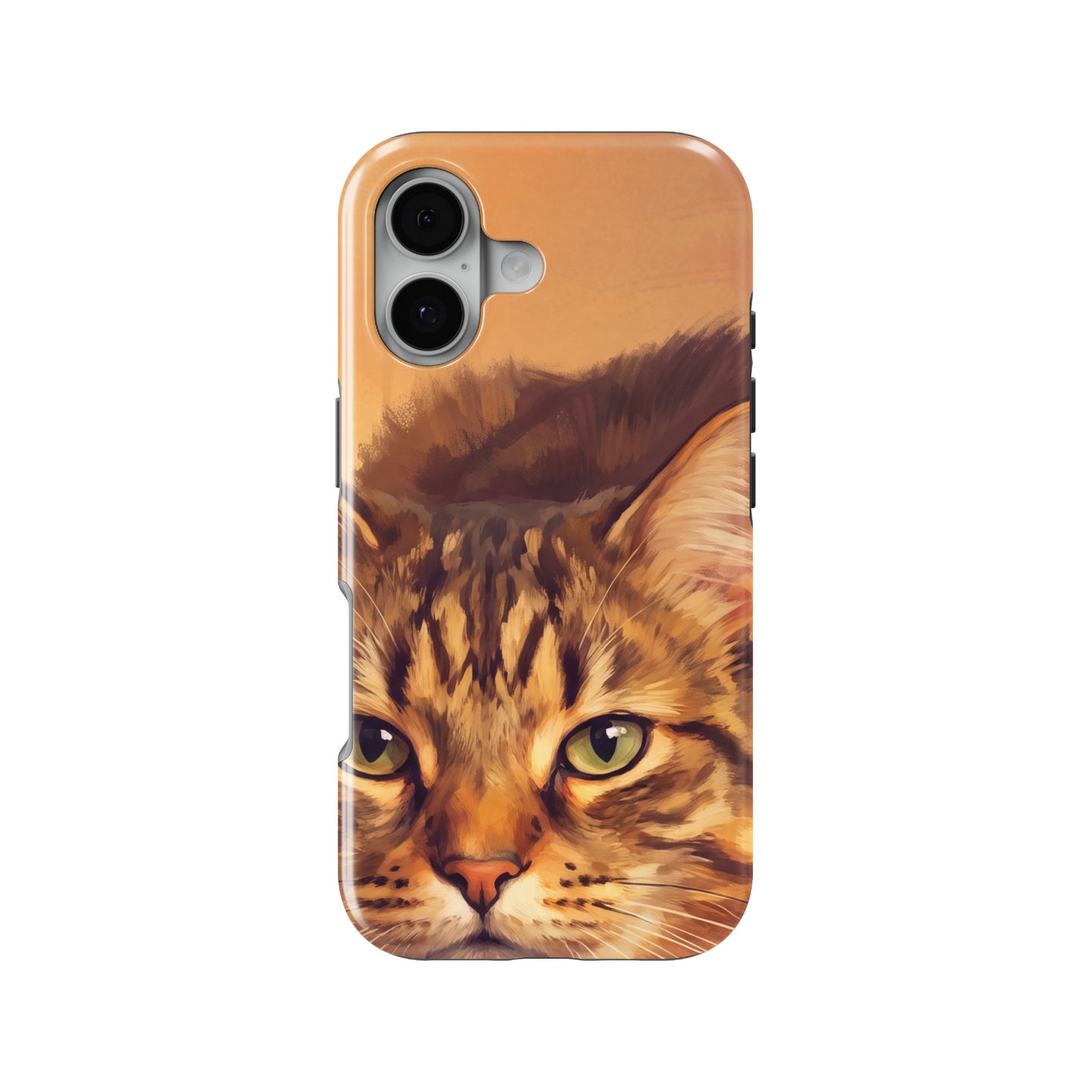 Tabby Cat Portrait magnetic tough case for iPhone