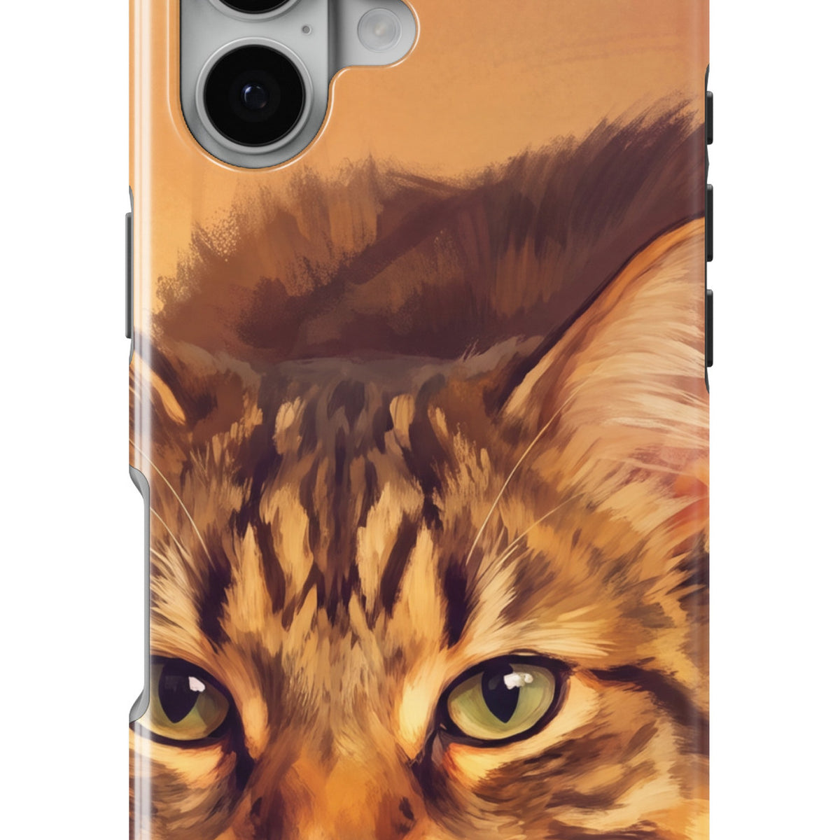 Tabby Cat Portrait magnetic tough case for iPhone