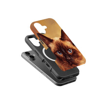 Siamese Cat Portrait magnetic tough case for iPhone