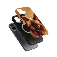 Siamese Cat Portrait magnetic tough case for iPhone