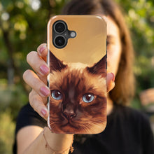 Siamese Cat Portrait magnetic tough case for iPhone