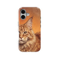 Maine Coon Cat Portrait magnetic tough case for iPhone