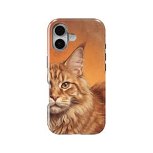 Maine Coon Cat Portrait magnetic tough case for iPhone