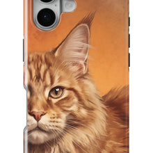 Maine Coon Cat Portrait magnetic tough case for iPhone