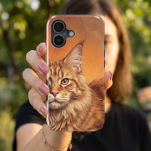 Maine Coon Cat Portrait magnetic tough case for iPhone