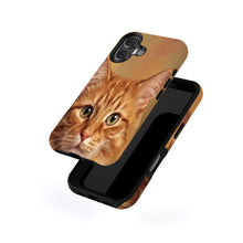 Orange Tabby Cat Portrait magnetic tough case for iPhone