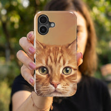 Orange Tabby Cat Portrait magnetic tough case for iPhone