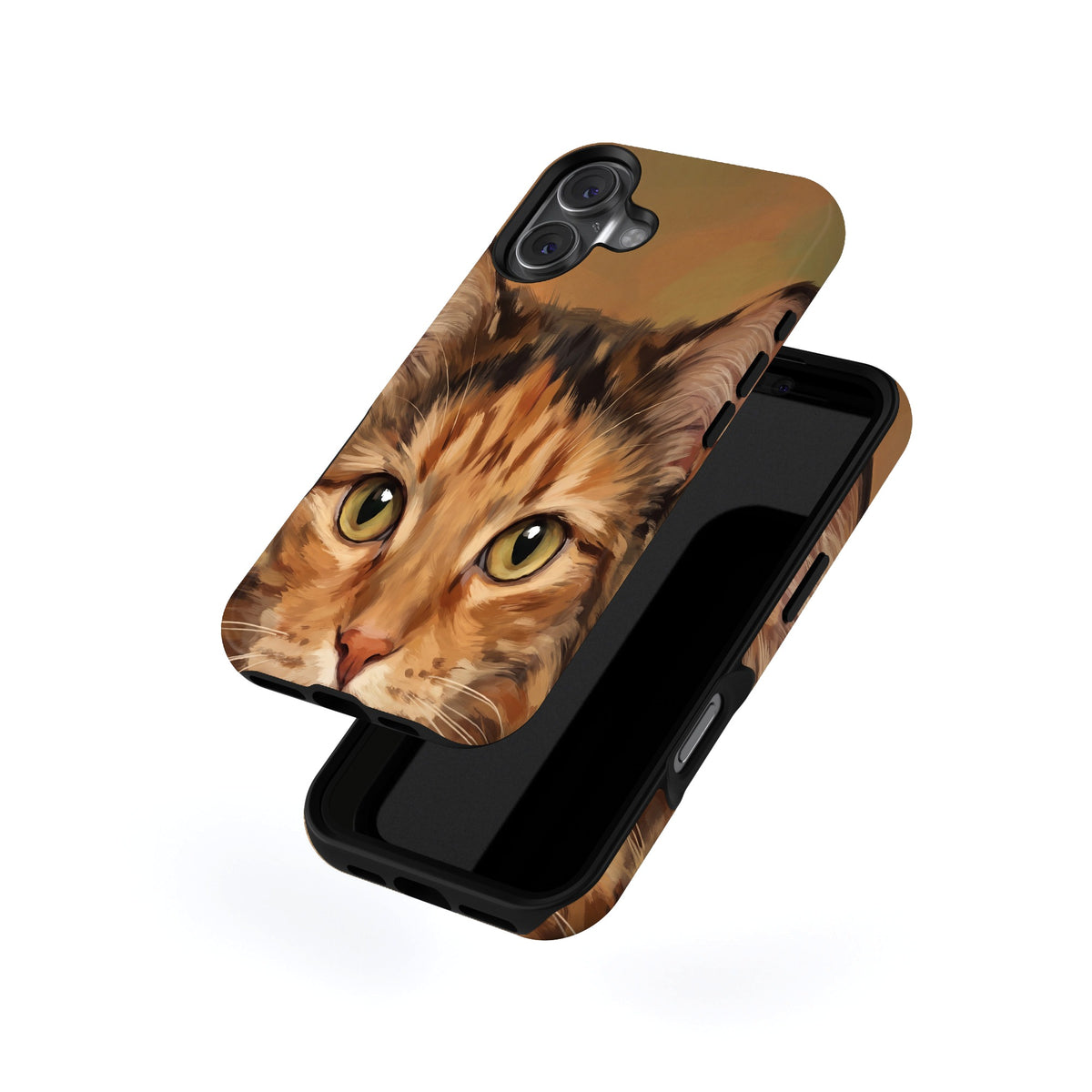 Calico Cat Portrait magnetic tough case for iPhone
