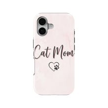 Cat Mom Heart Paw magnetic tough case for iPhone