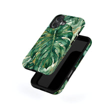 Tropical Monstera magnetic tough case for iPhone