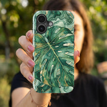 Tropical Monstera magnetic tough case for iPhone