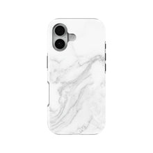 White Marble magnetic tough case for iPhone