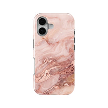 Blush Pink Marble magnetic tough case for iPhone
