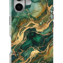 Emerald Marble magnetic tough case for iPhone