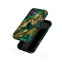 Emerald Marble magnetic tough case for iPhone