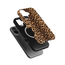 Leopard Print magnetic tough case for iPhone