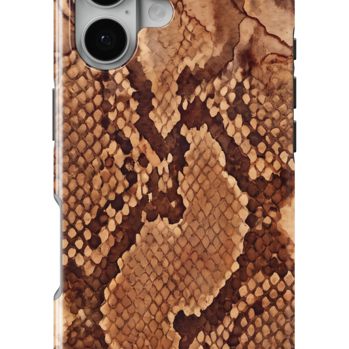 Snake Skin magnetic tough case for iPhone