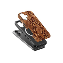 Snake Skin magnetic tough case for iPhone
