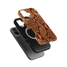 Snake Skin magnetic tough case for iPhone