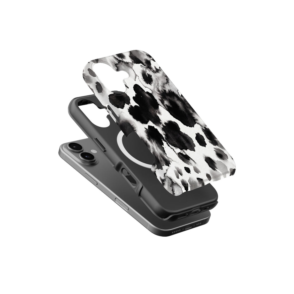 Cow Print magnetic tough case for iPhone